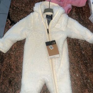 The North Face Cozy White Kids Footie
